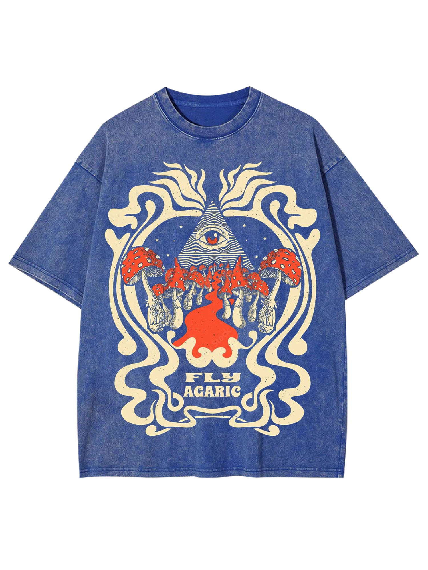 Fantasy Mushroom Washed Tshirt