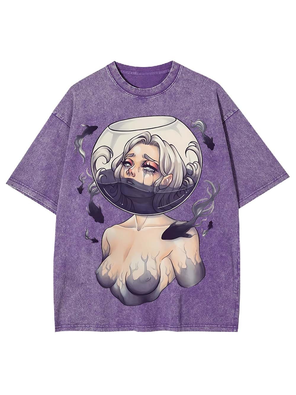 DROWNING IN SILENCE WASHED TSHIRT