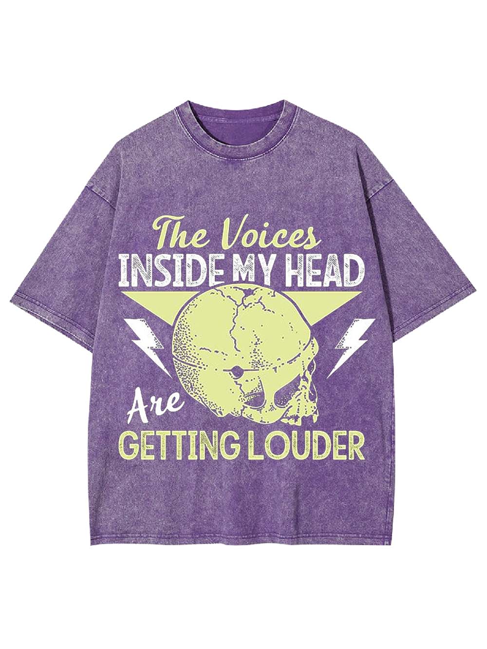 THE VOICES IN MY HEAD ARE GETTING LOUDER WASHED TSHIRT