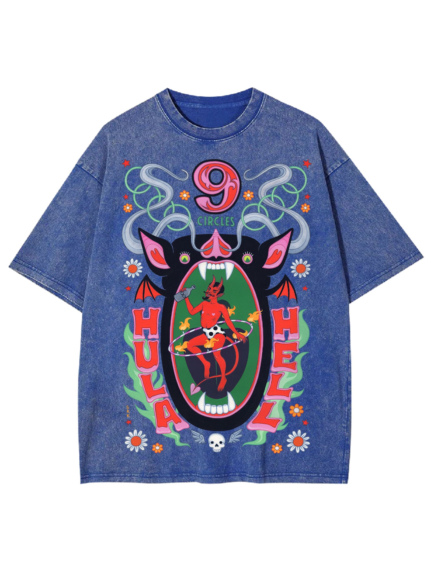 Hula Hell Washed Tshirt