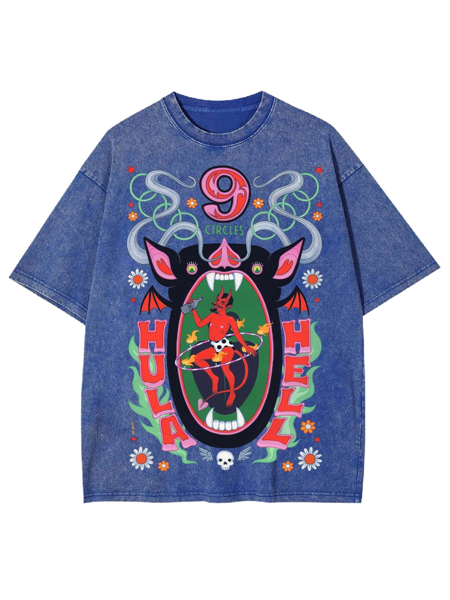 Hula Hell Washed Tshirt