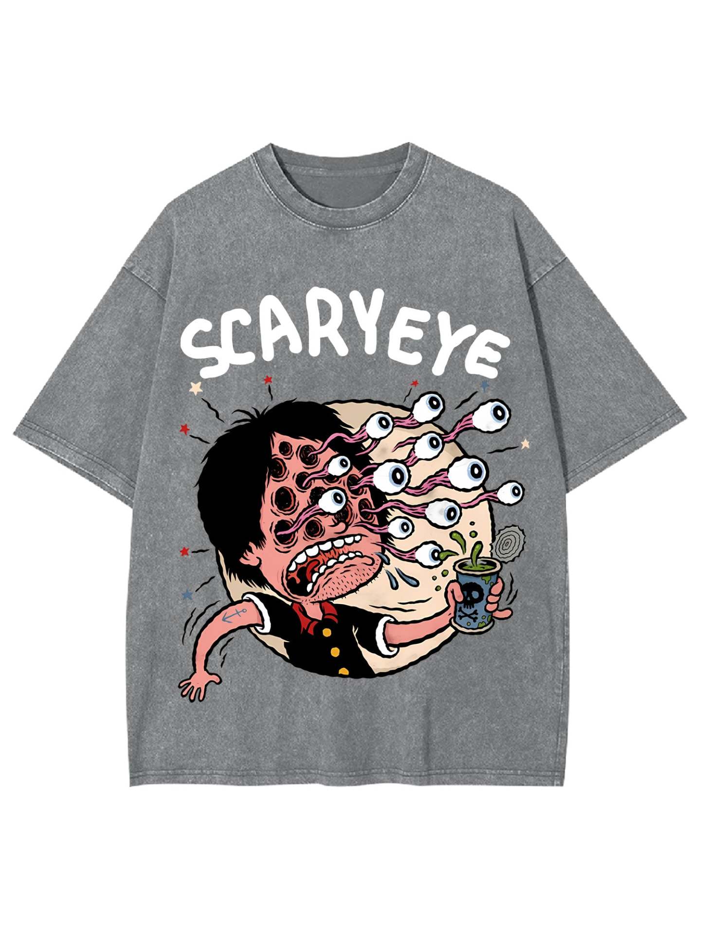 Scary Eye Washed Tshirt