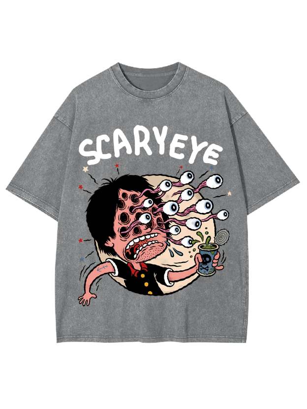 Scary Eye Washed Tshirt