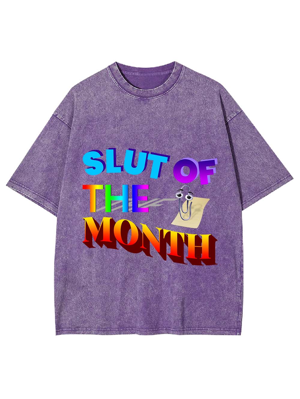 Slut Of The Month Washed Tshirt