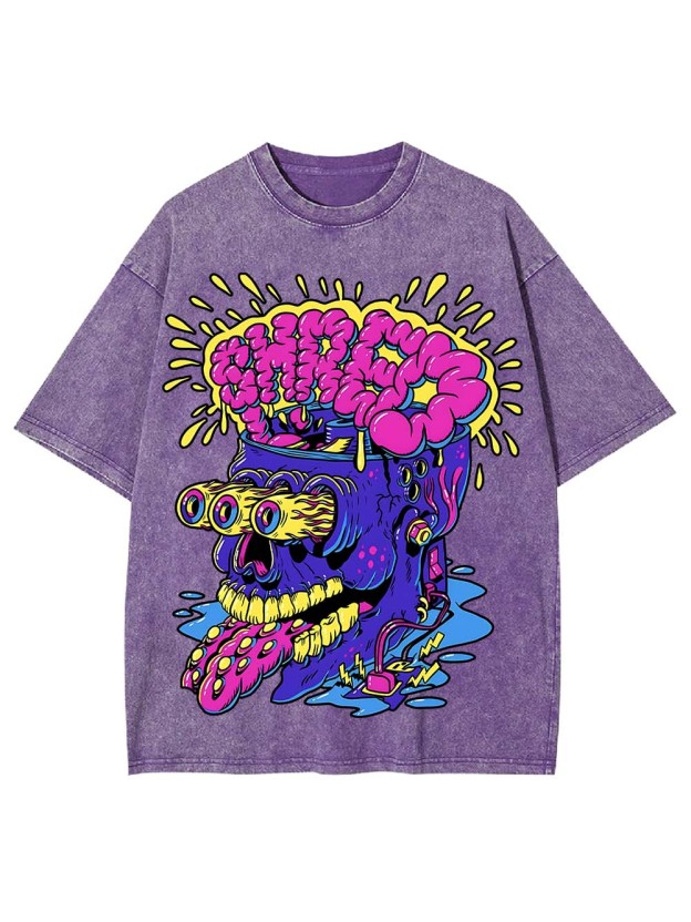 BRAIN EXPLOSION WASHED TSHIRT