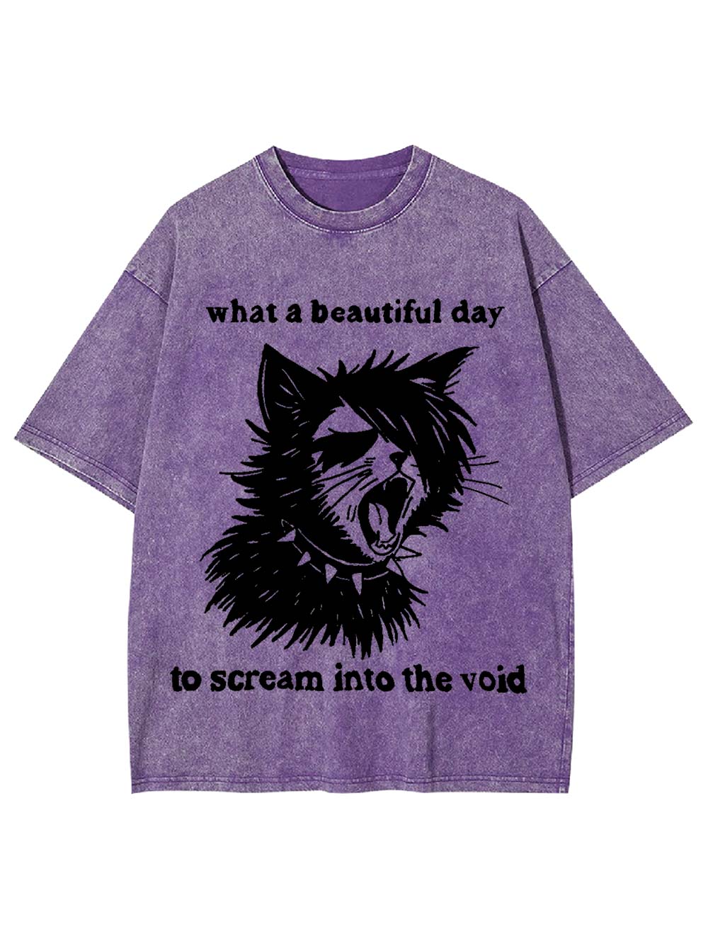 What a Beautiful Day to Scream Washed Tshirt