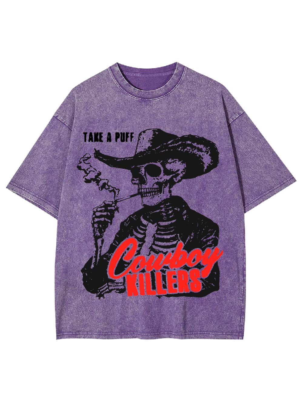 Take a Puff: Cowboy Killers Washed Tshirt