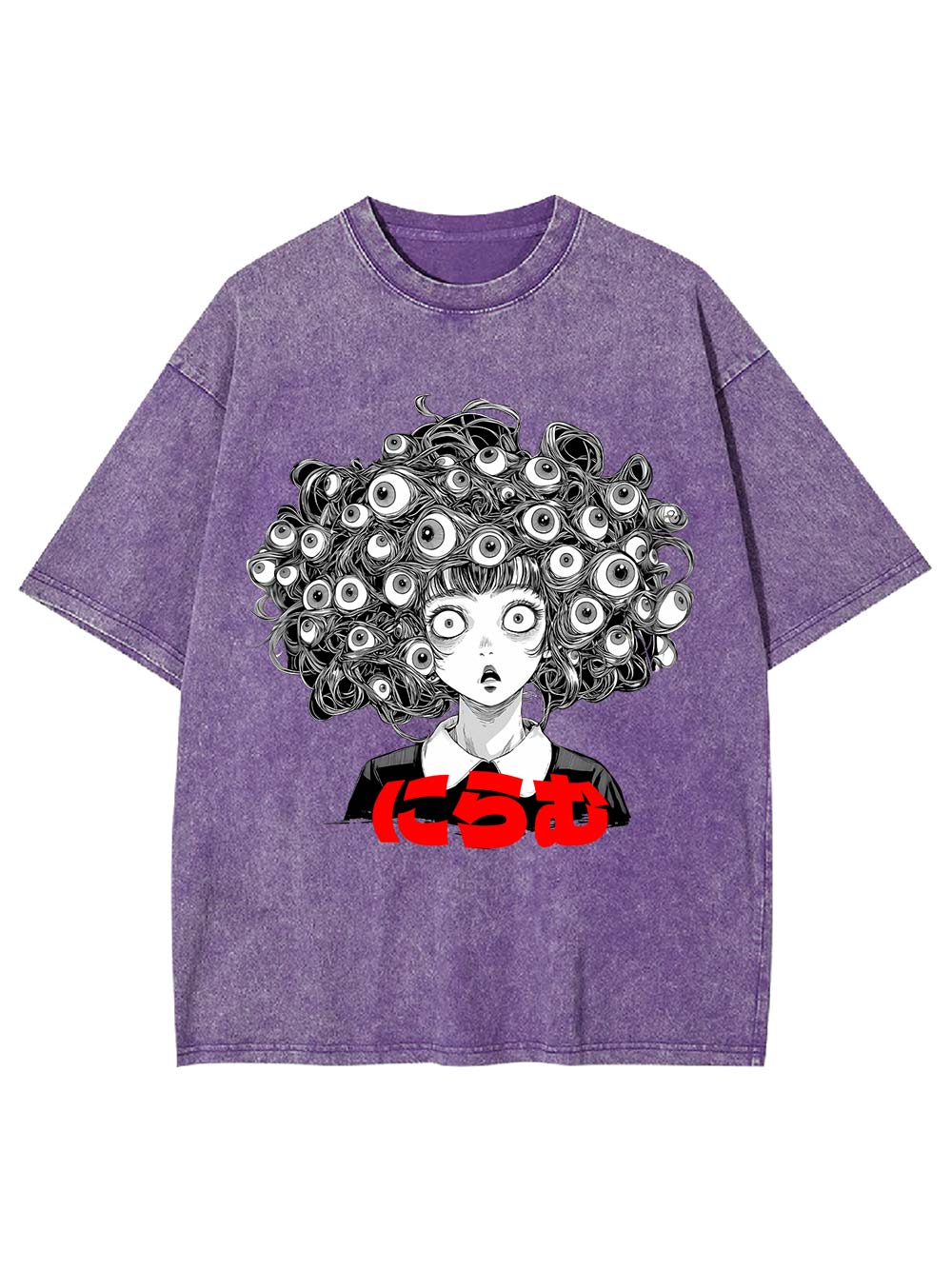 Staring Eyes Washed Tshirt