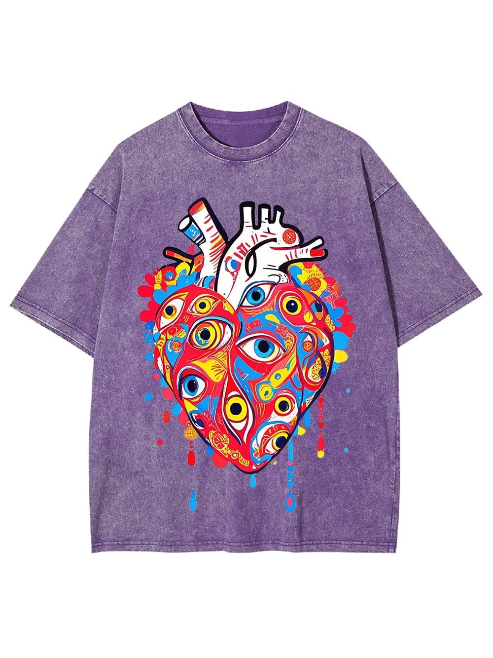 EYE OF THE HEART WASHED TSHIRT
