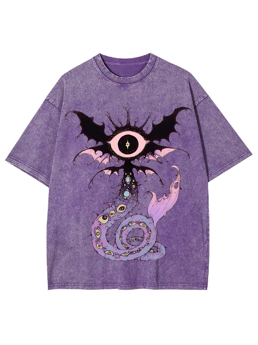 CELESTIAL EYE SERPENT WASHED TSHIRT