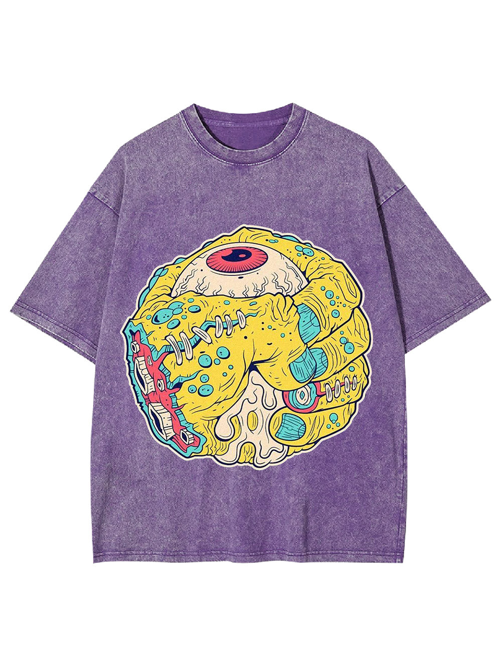 Monstrous Eye Sphere Washed Tshirt