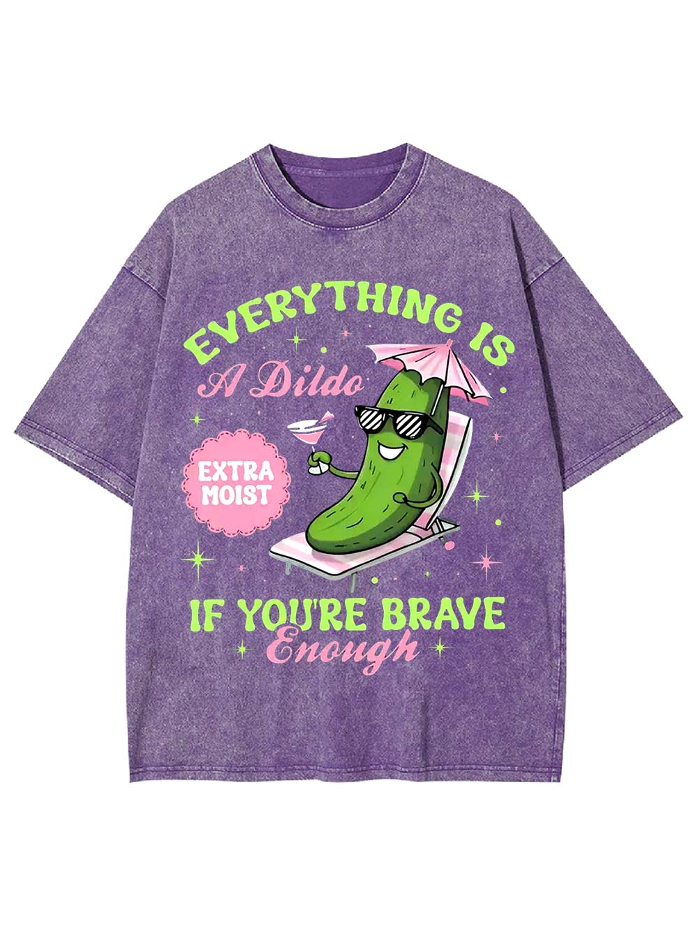 Everything Is Possible If You're Brave Enough Washed Tshirt