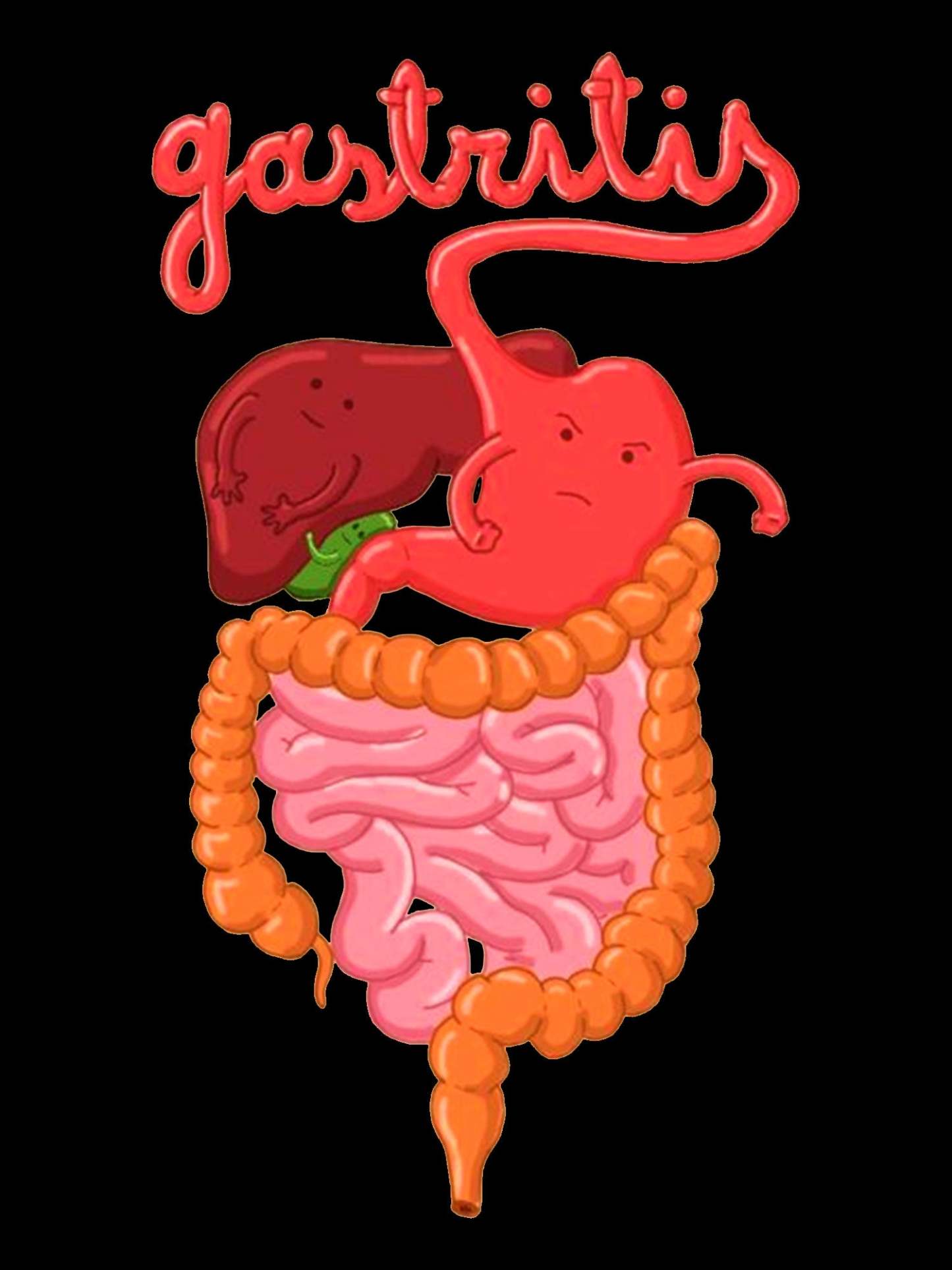 Angry Stomach Washed Tshirt