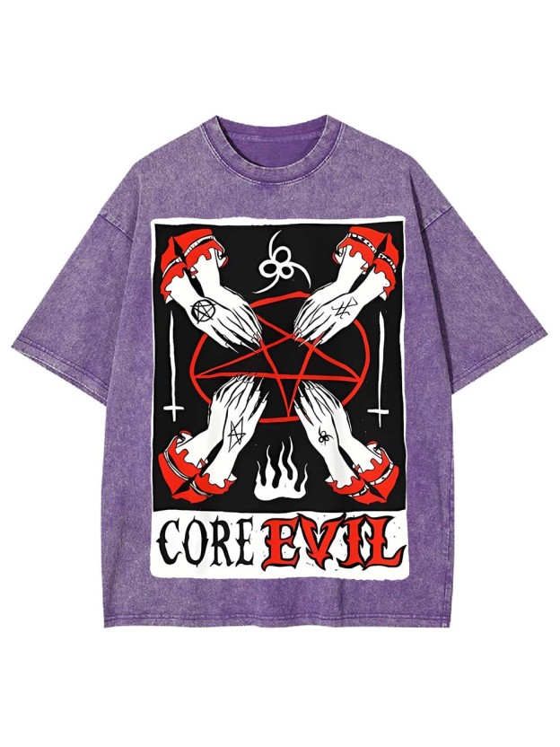 Core Evil Washed Tshirt