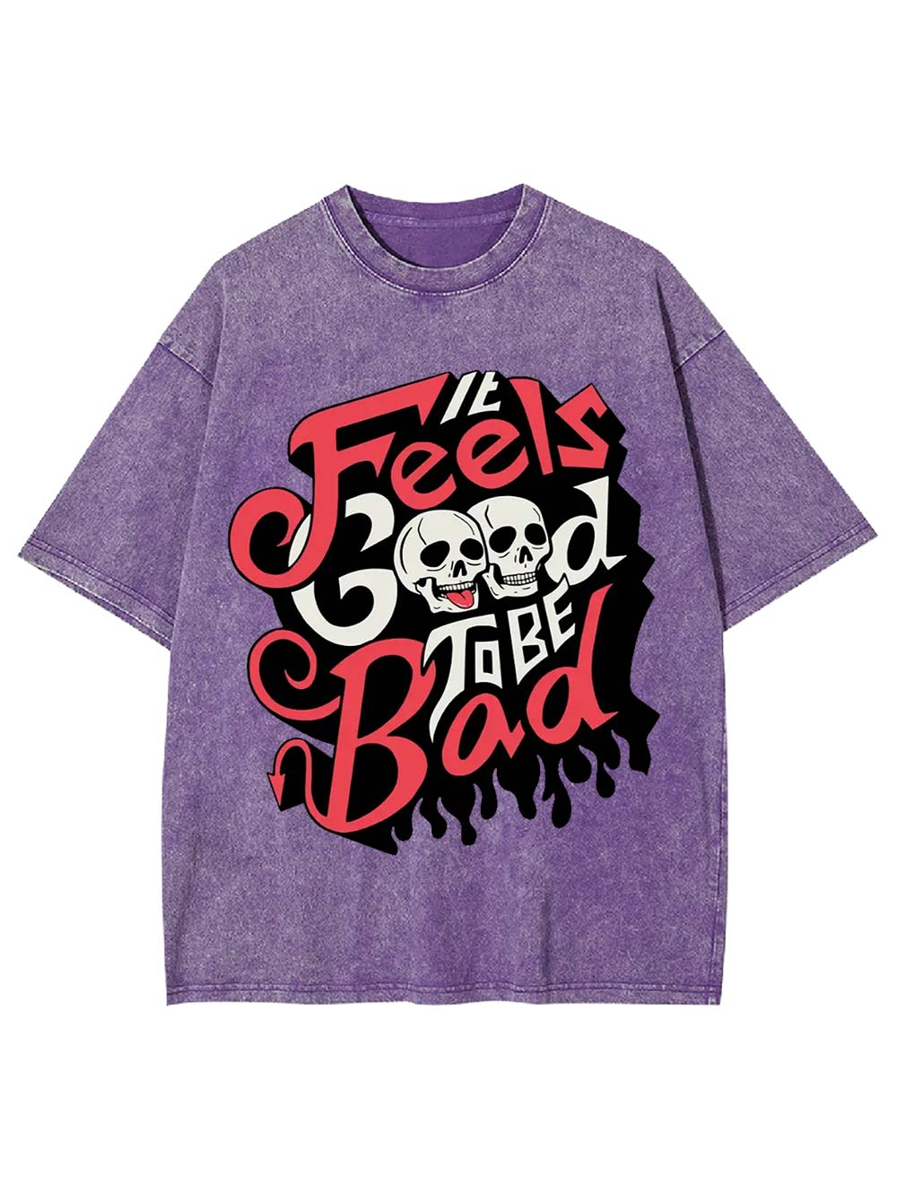 It Feels Good to Be Bad Washed Tshirt