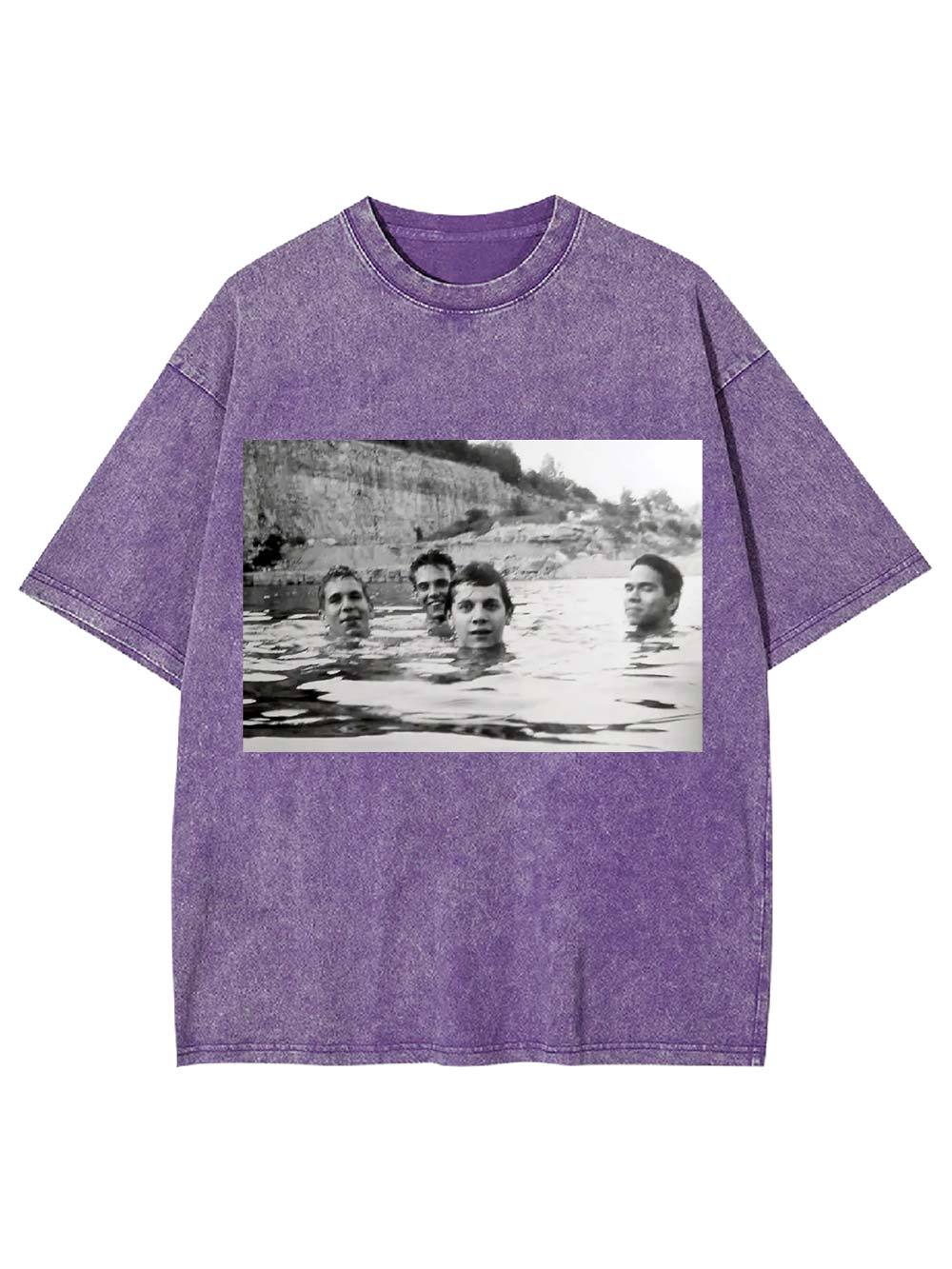 Floating in Time Washed Tshirt