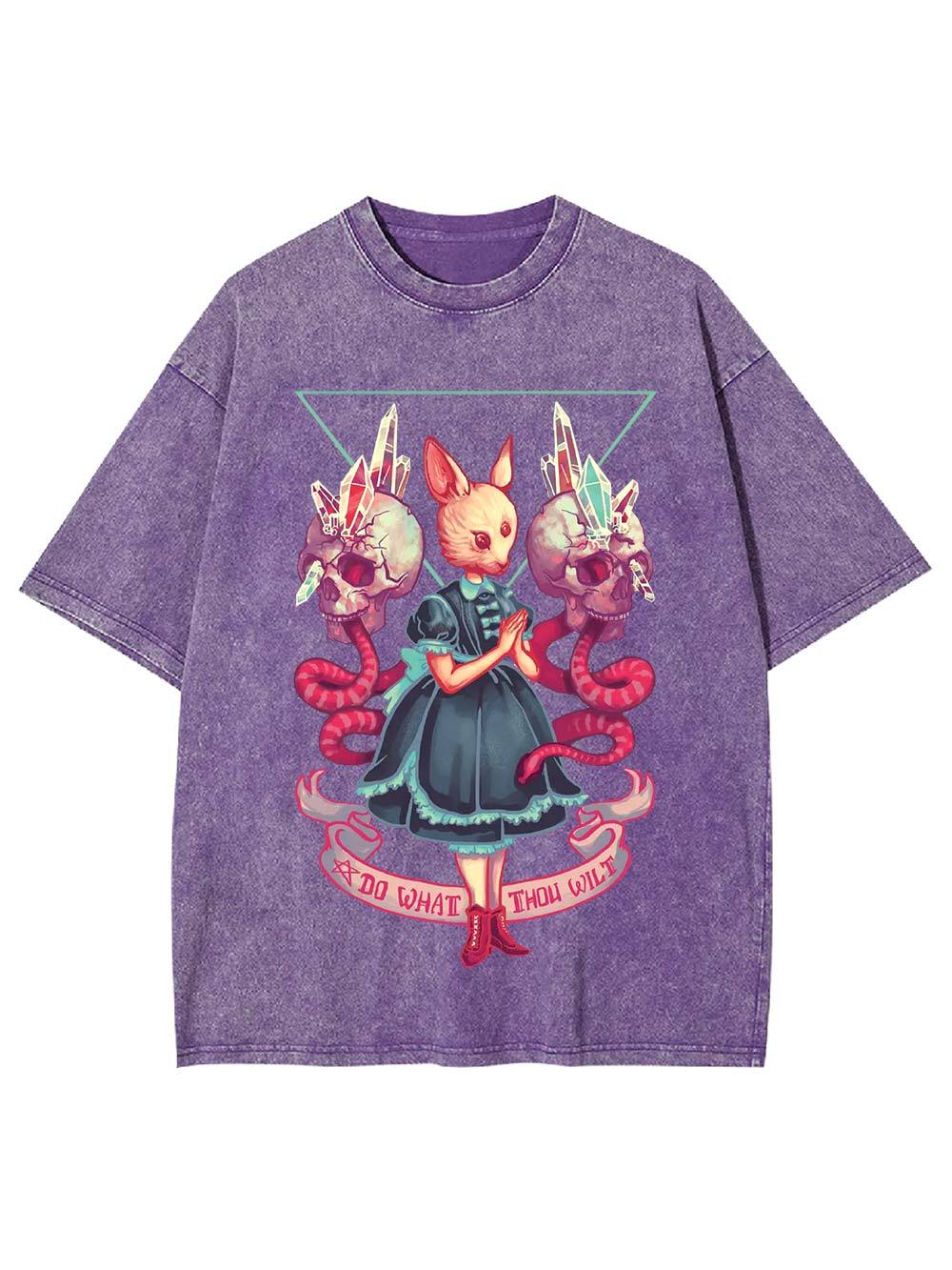 Do What Thou Wilt Washed Tshirt