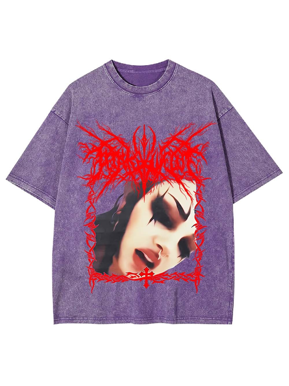 Gothic Dreamscape Washed Tshirt-ClassyOutlaw Sale