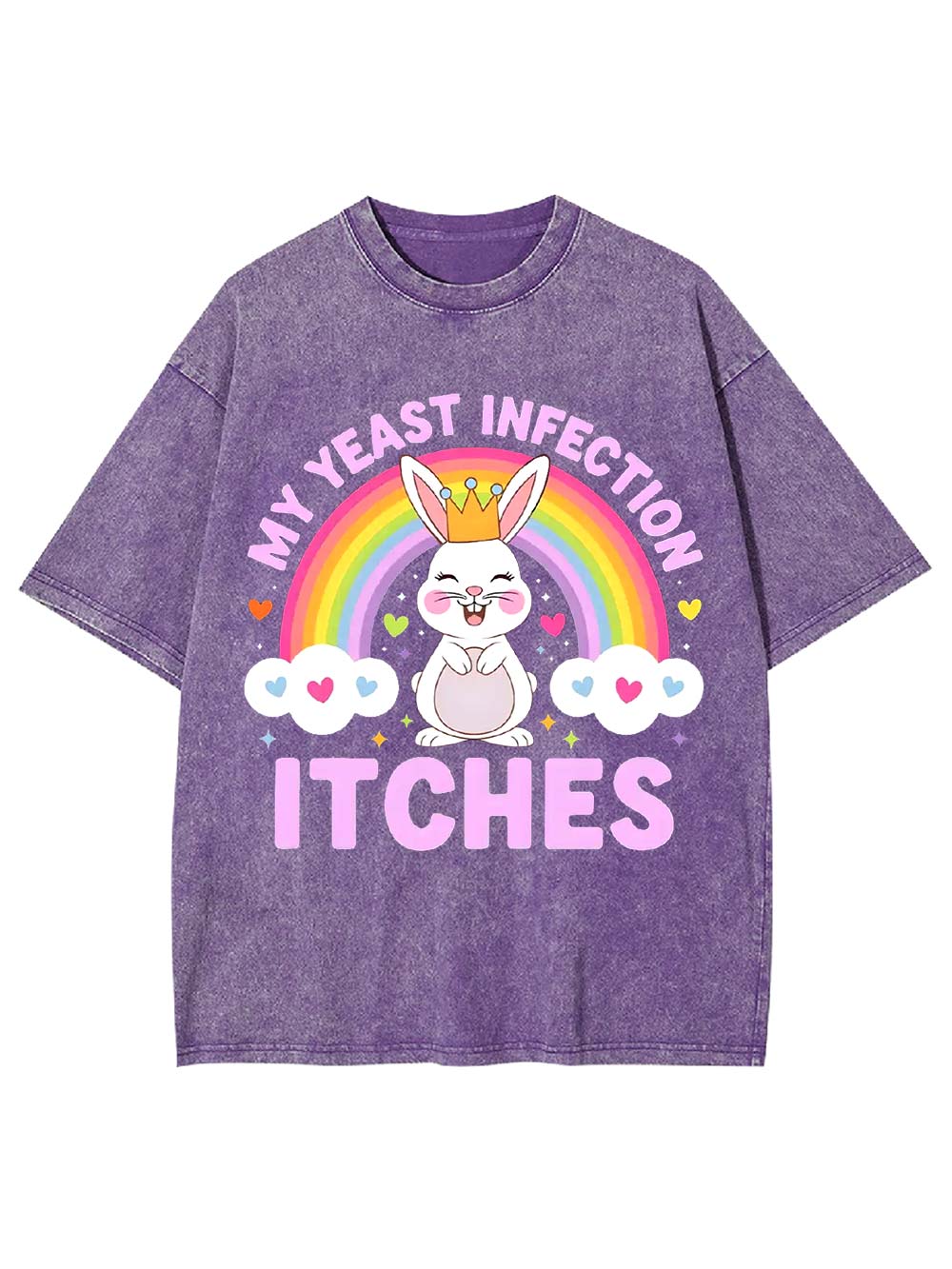 My Yeast Infection Itches Washed Tshirt