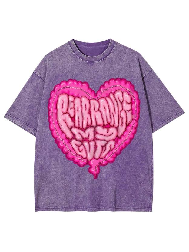 Rearrange My Guts Washed Tshirt