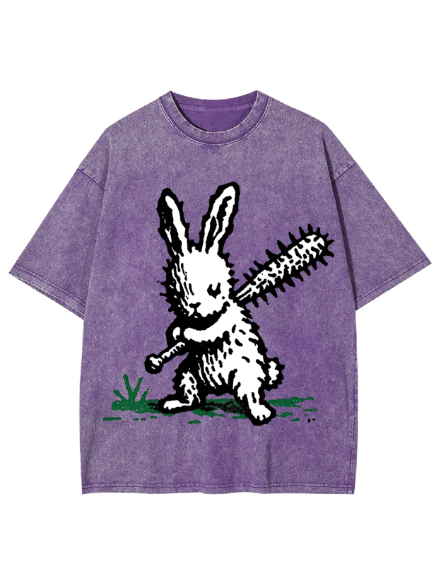 Spiky Bat Bunny Washed Tshirt