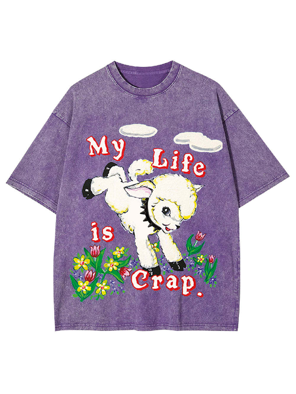 My Life Is Crap Washed Tshirt