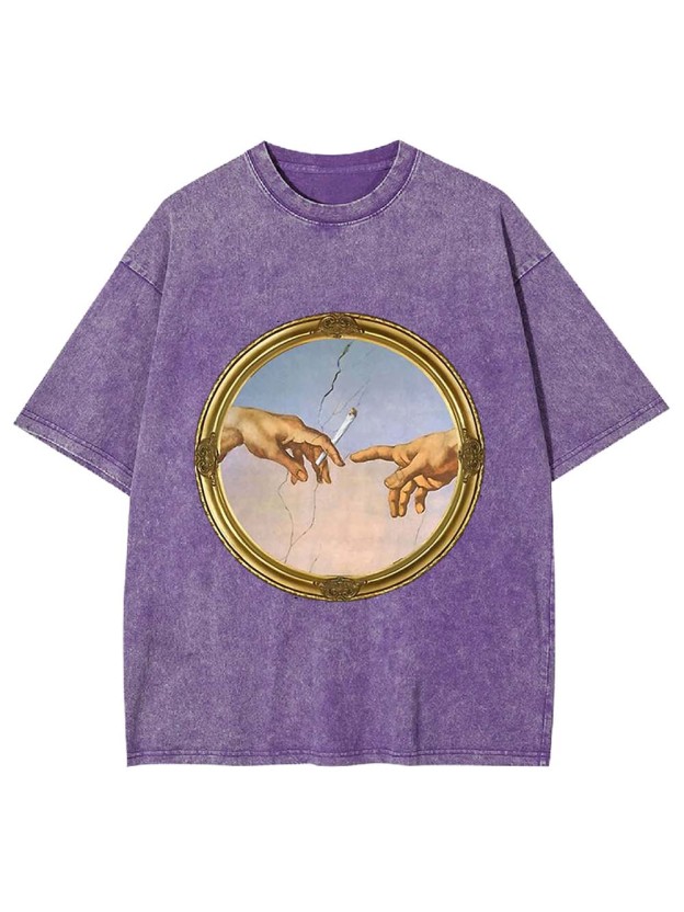 The Smoking Creation Washed Tshirt