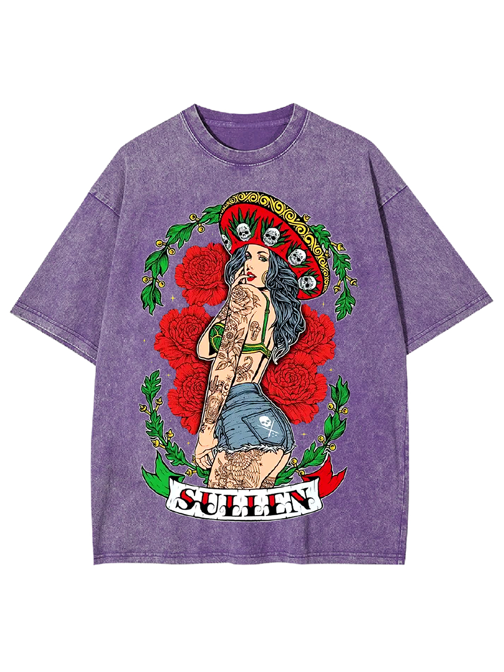 Bold Beauty in Bloom Washed Tshirt