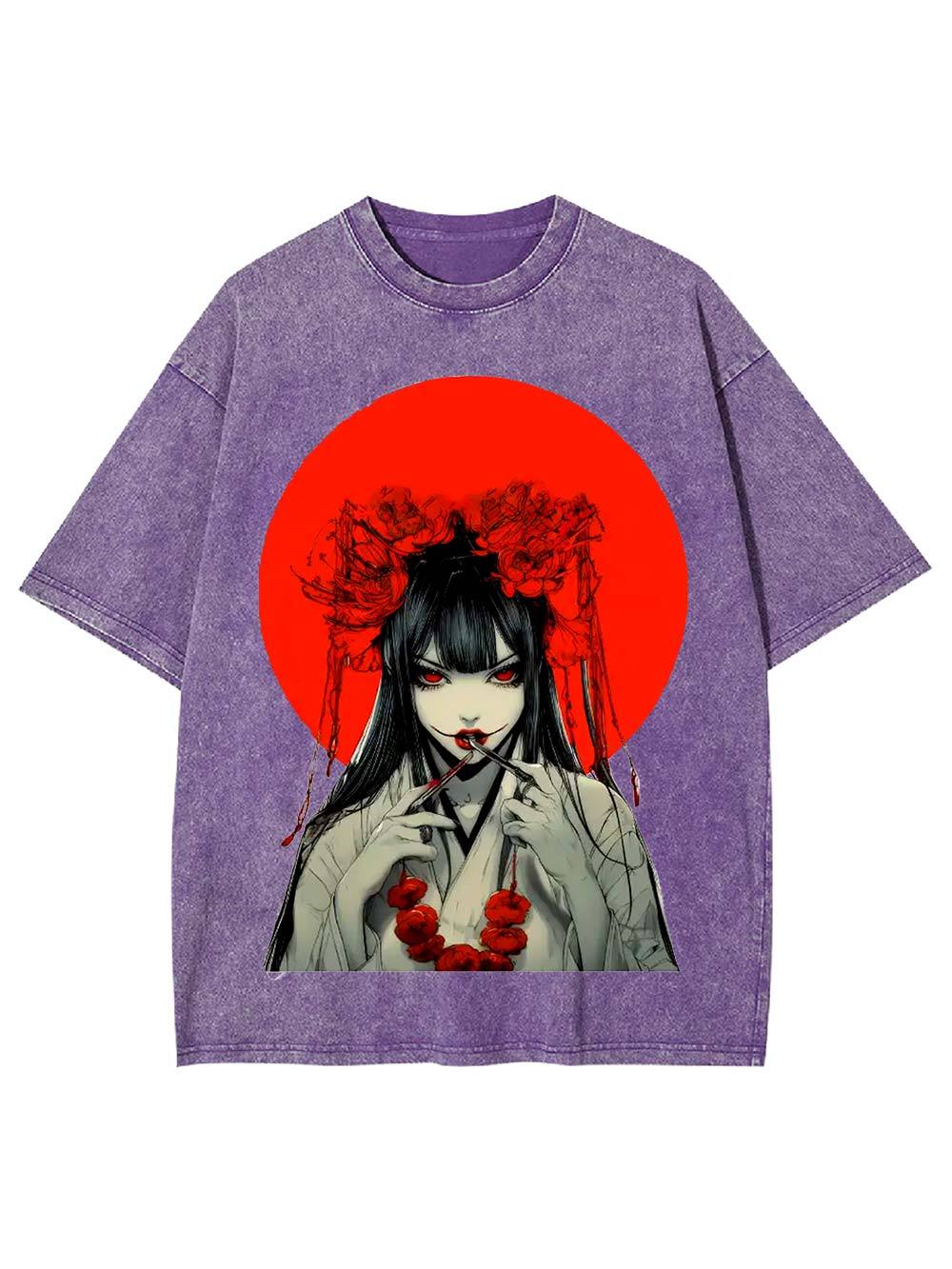 Crimson Enchantress Washed Tshirt
