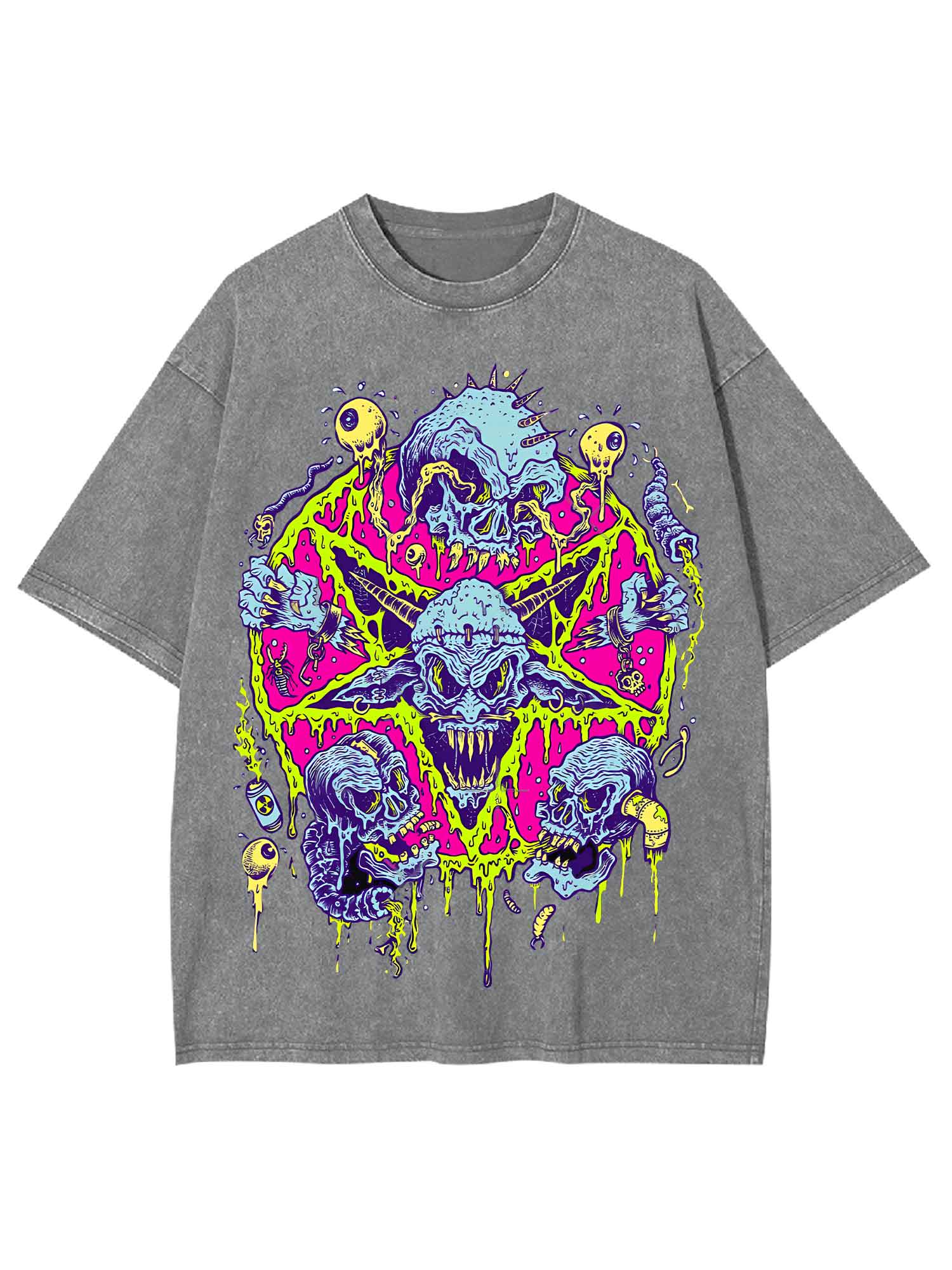 Neon Nightmare Washed Tshirt