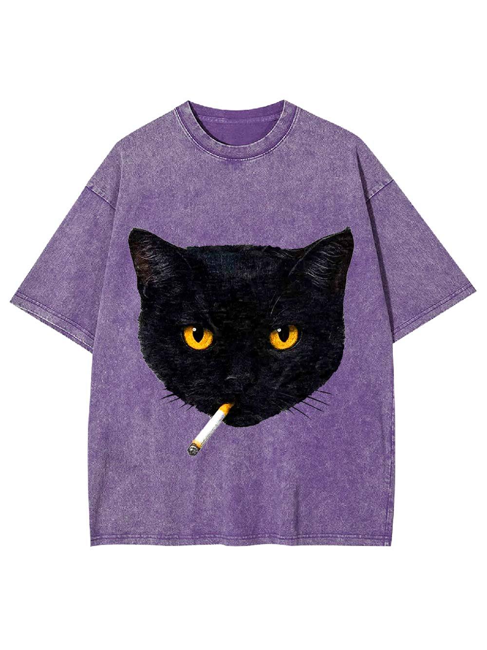 Feline Rebel Washed Tshirt