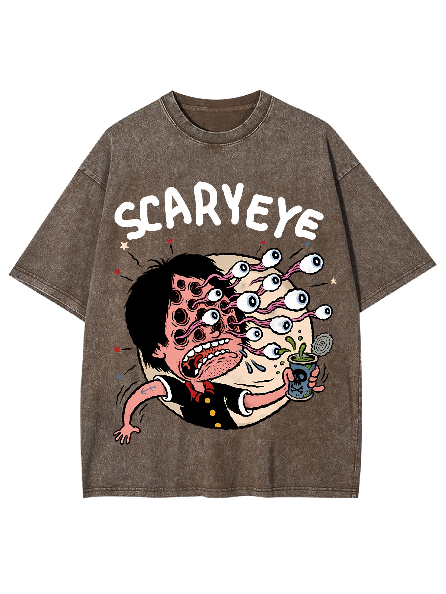 Scary Eye Washed Tshirt