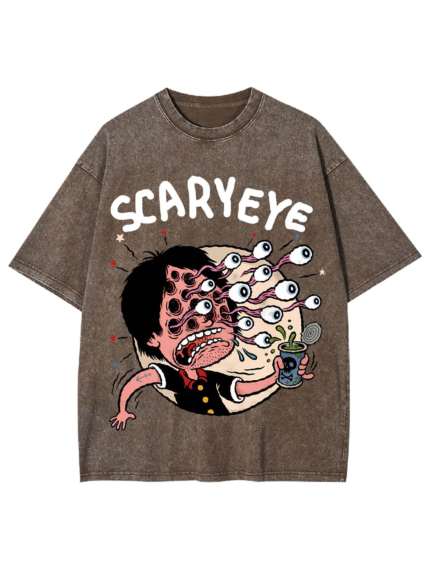 Scary Eye Washed Tshirt