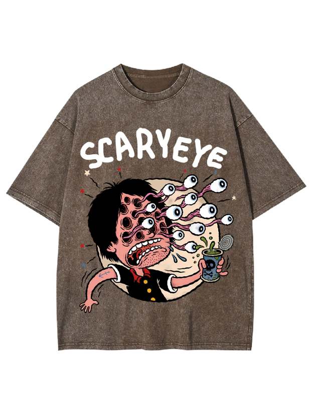 Scary Eye Washed Tshirt