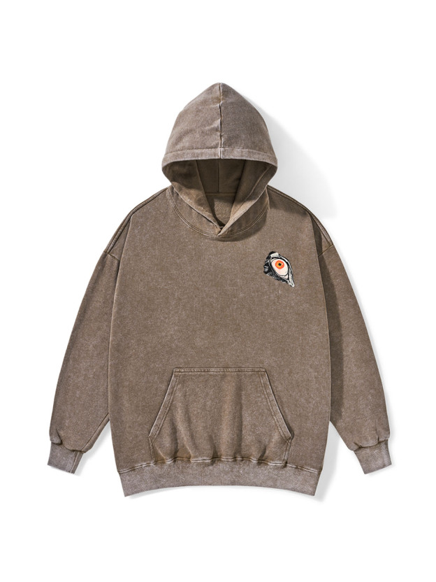 Multitude Of Gazes Washed Hoodie