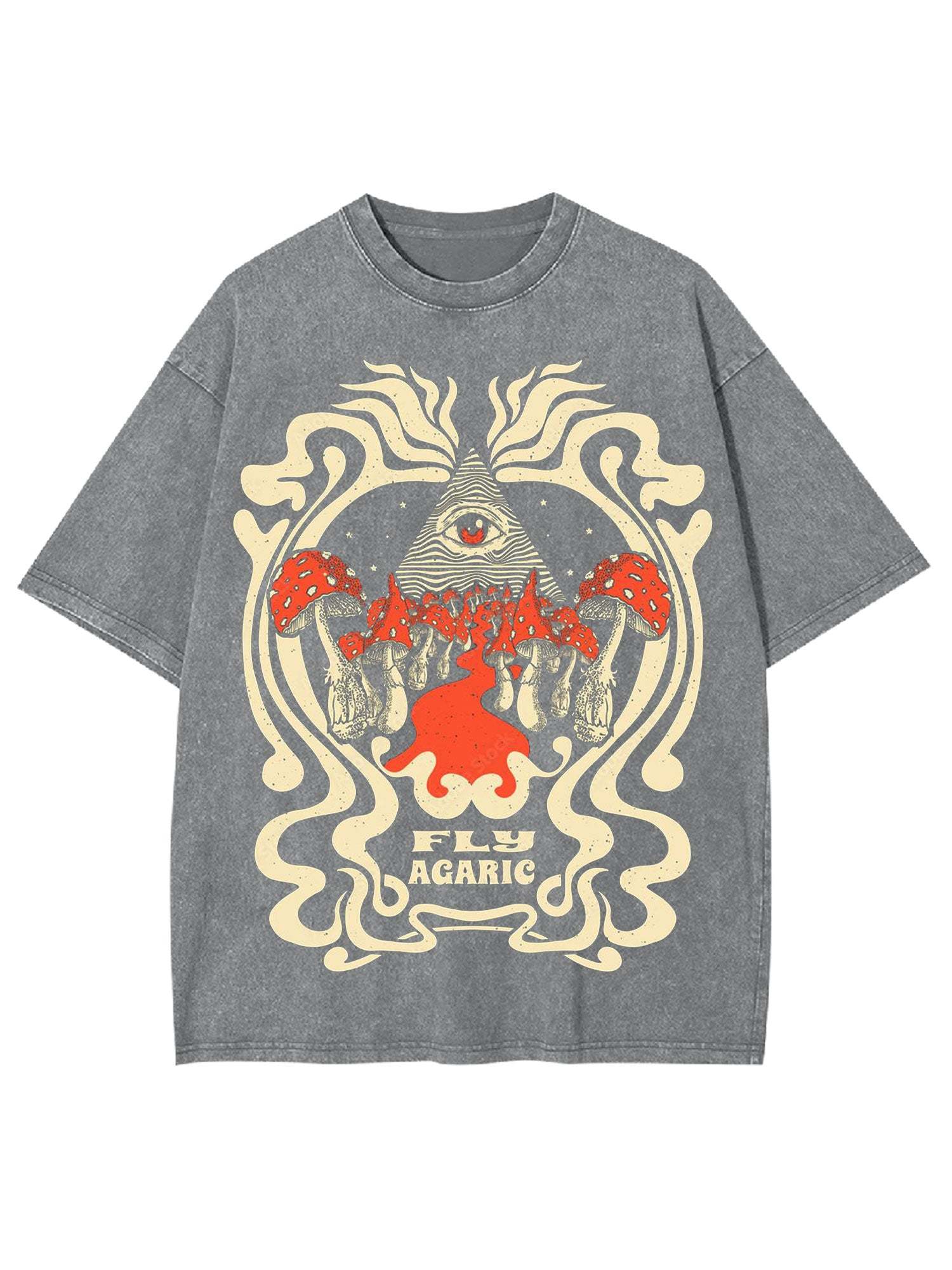 Fantasy Mushroom Washed Tshirt