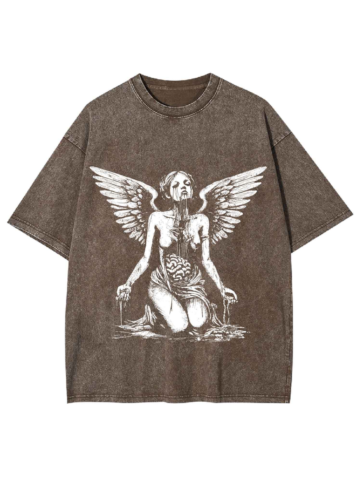 Macabre Angel Washed Tshirt