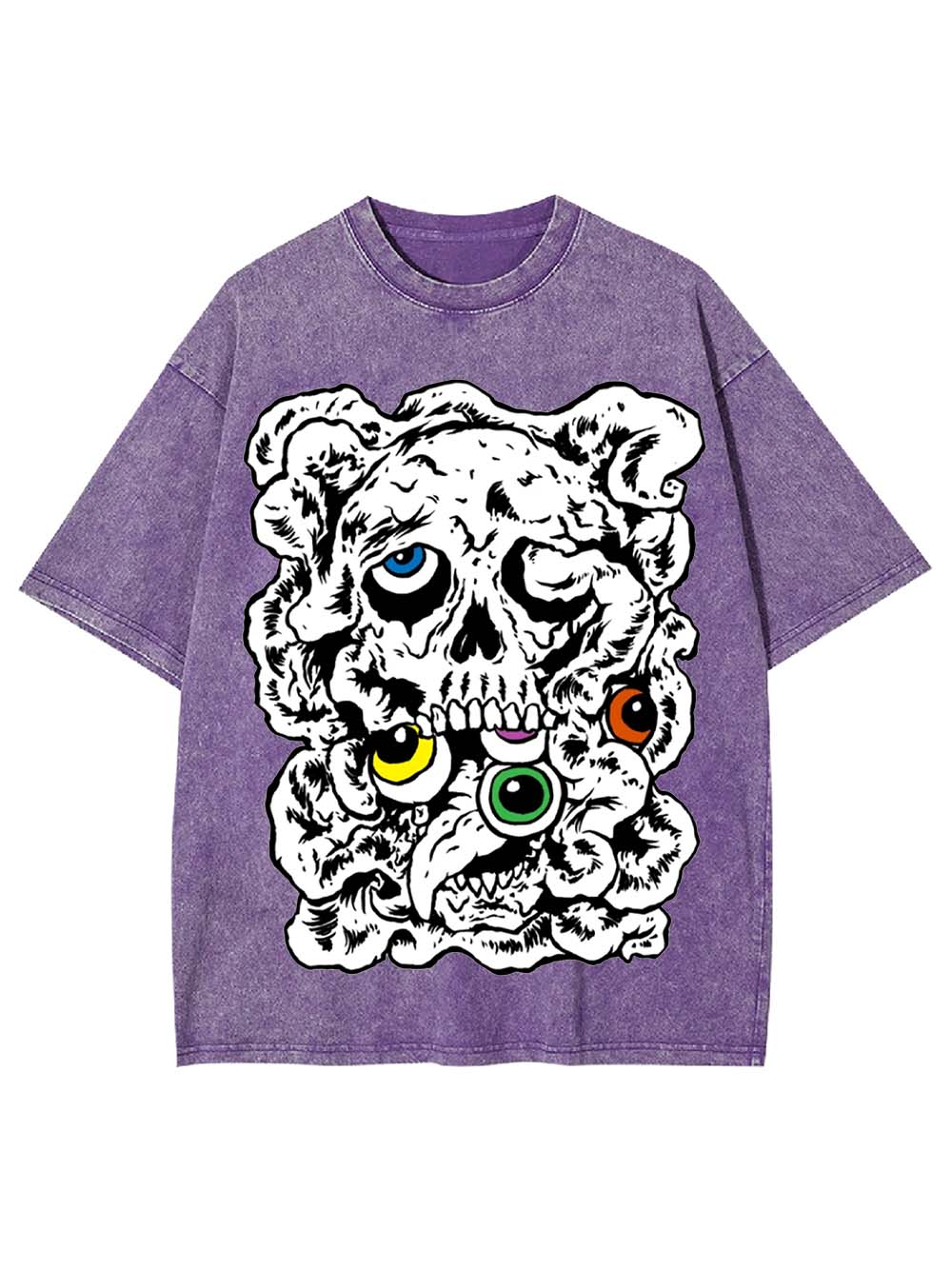 CHAOTIC SKULL WASHED TSHIRT