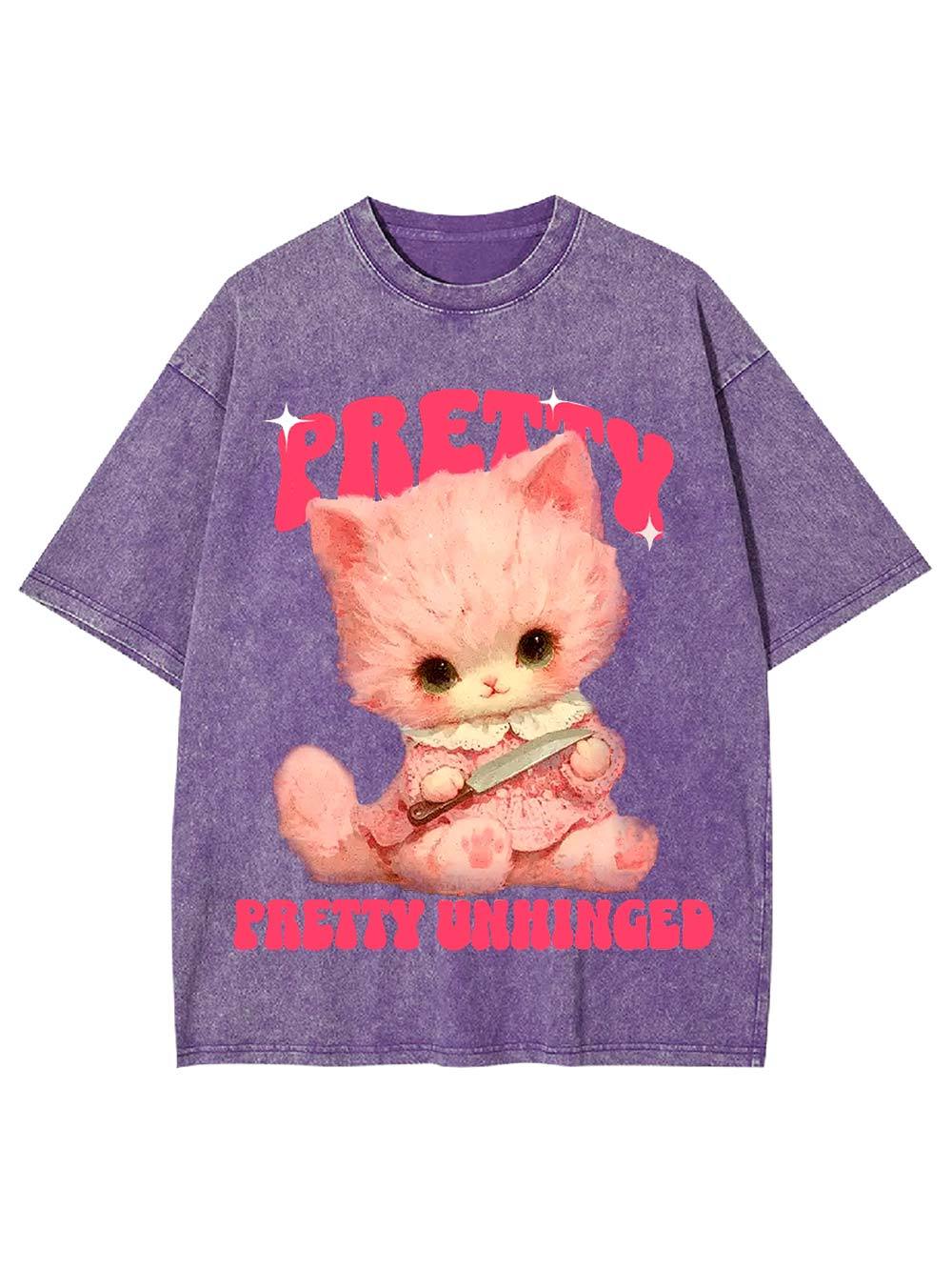 Pretty and Unhinged Washed Tshirt