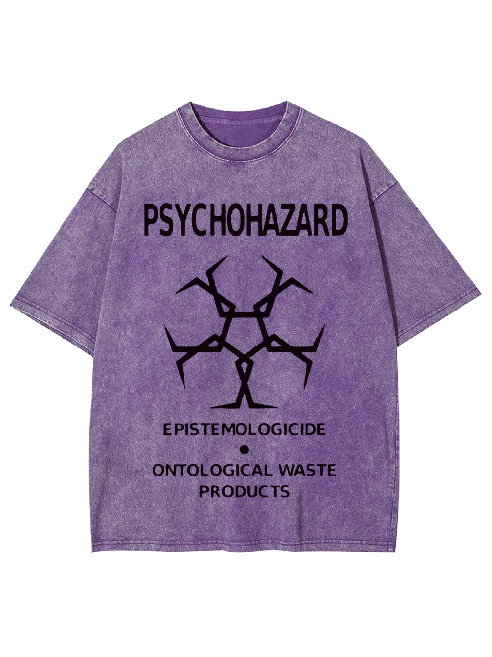 Psychohazard Warning Washed Tshirt