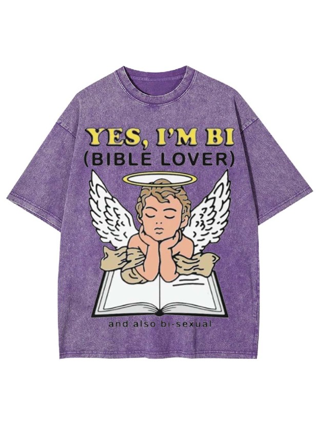 YES, I'M BI WASHED TSHIRT