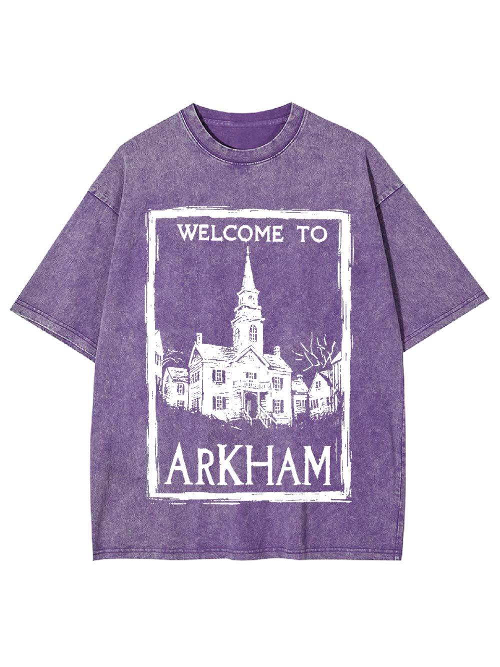 Welcome to Arkham Washed Tshirt