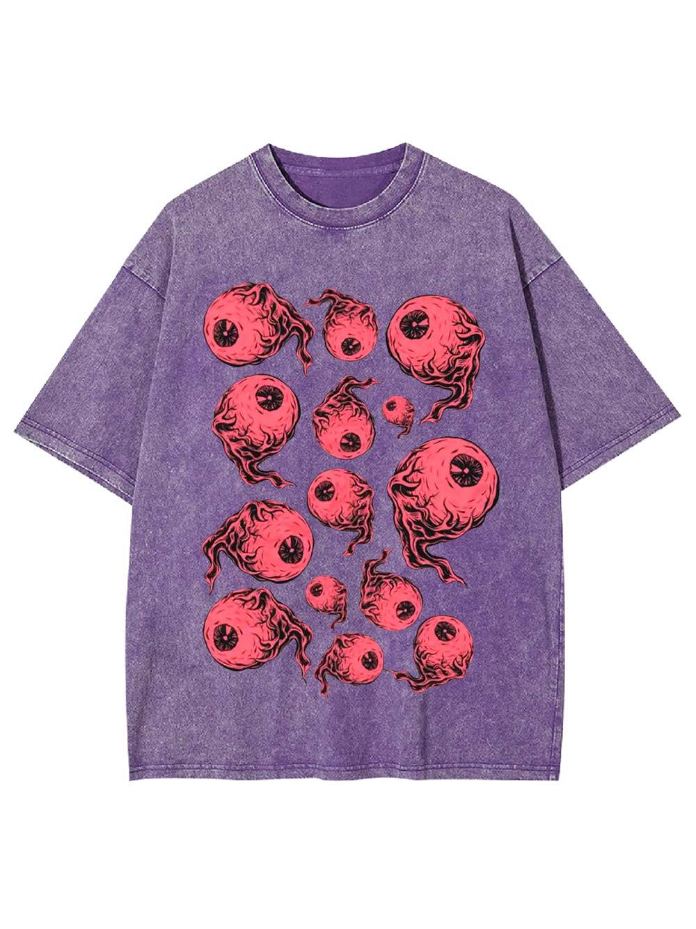 Floating Eyes Washed Tshirt