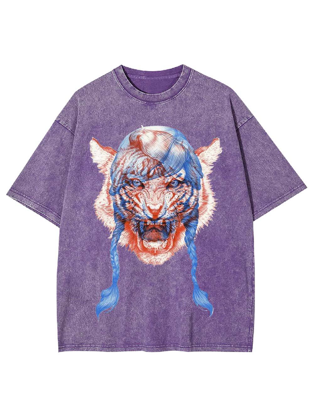 Fierce Braided Beast Washed Tshirt