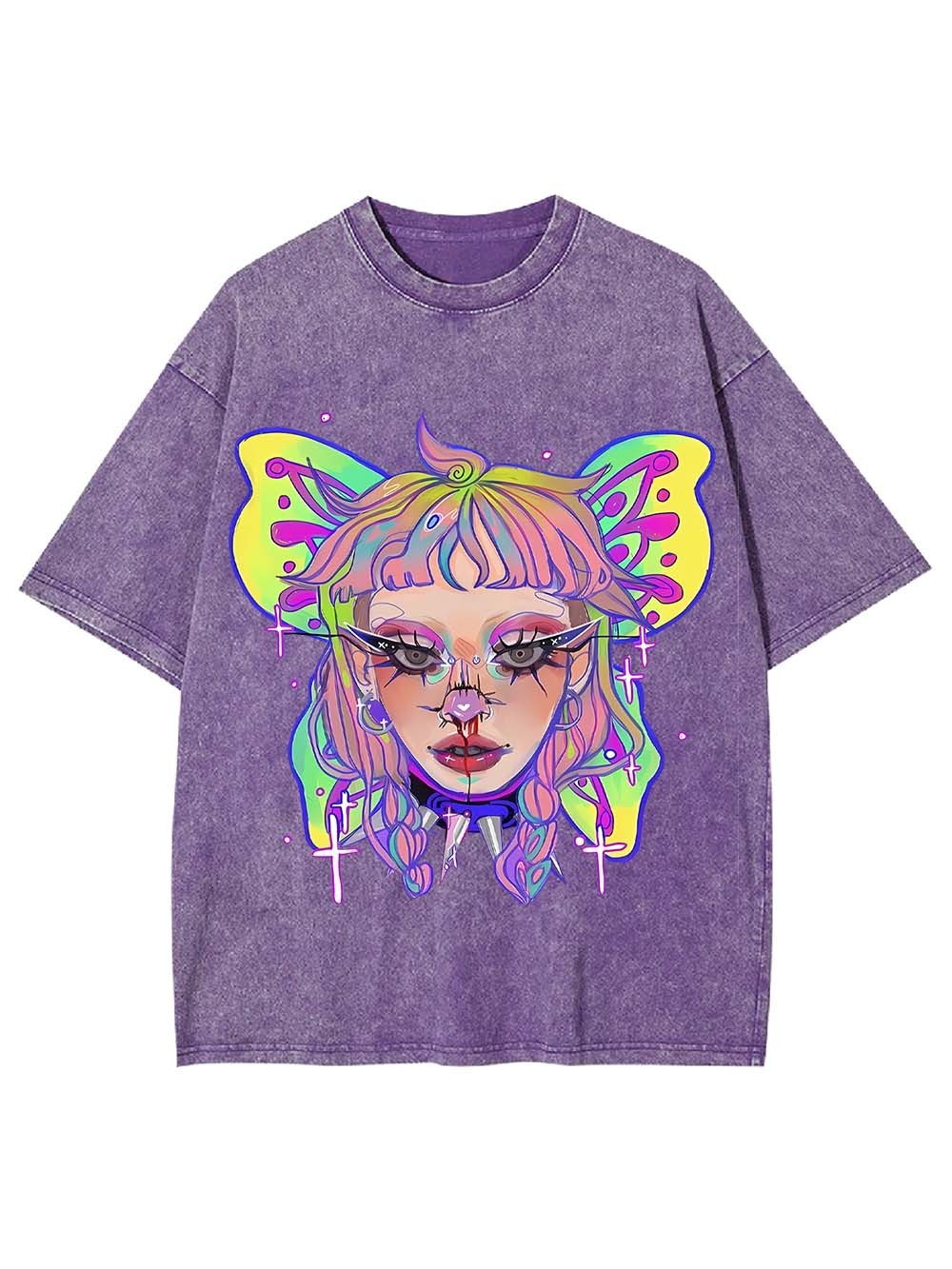 BUTTERFLY DREAMS WASHED TSHIRT