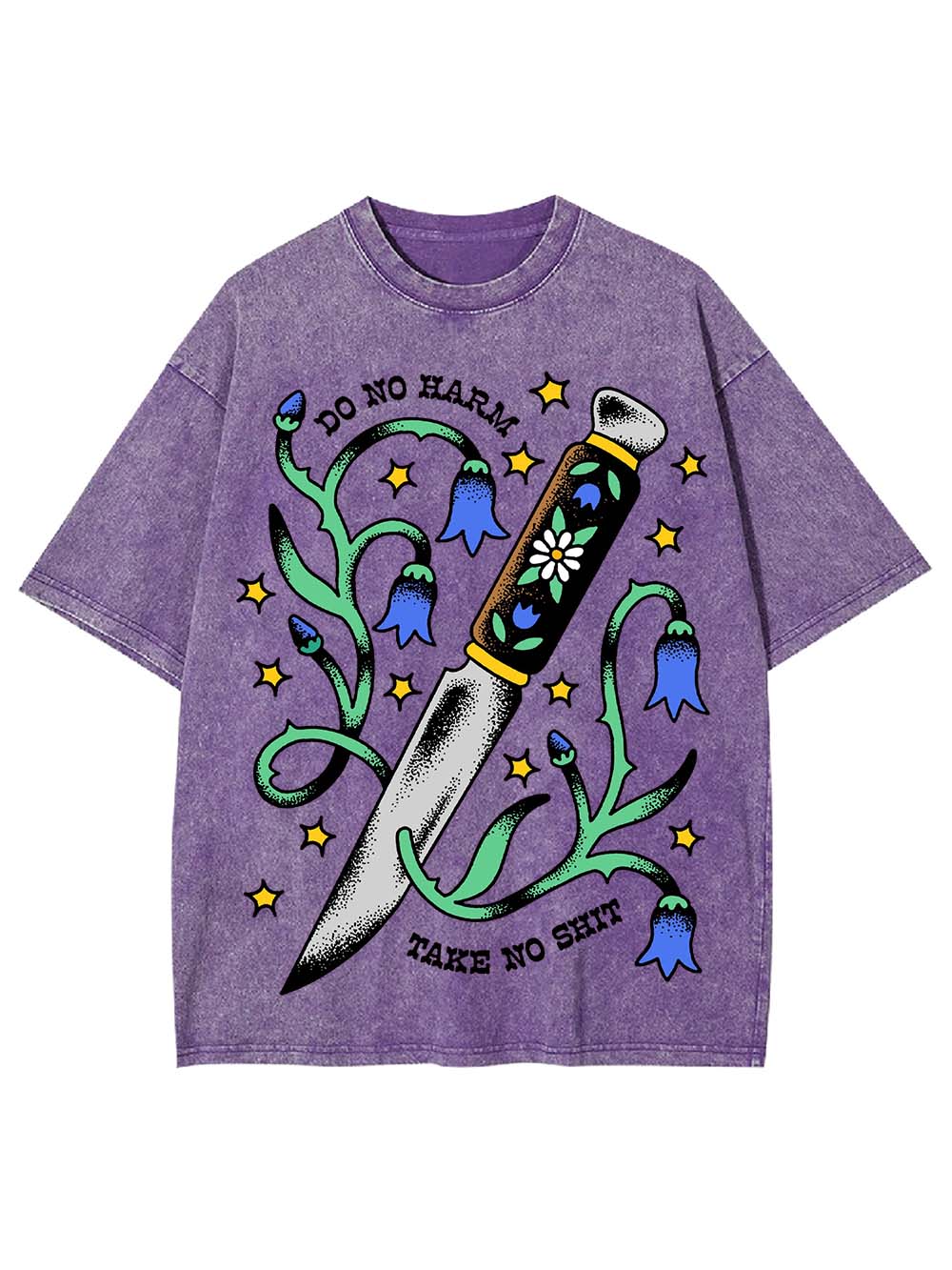 DO NO HARM TAKE NO SHIT WASHED TSHIRT