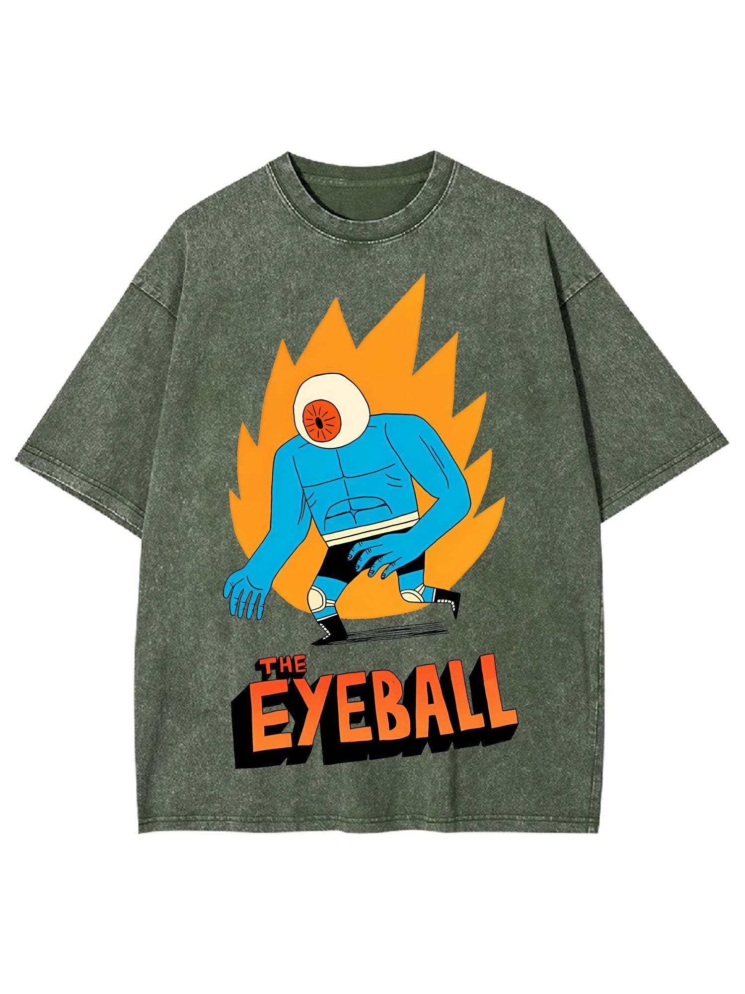 The Eyeball Washed Tshirt-ClassyOutlaw Sale