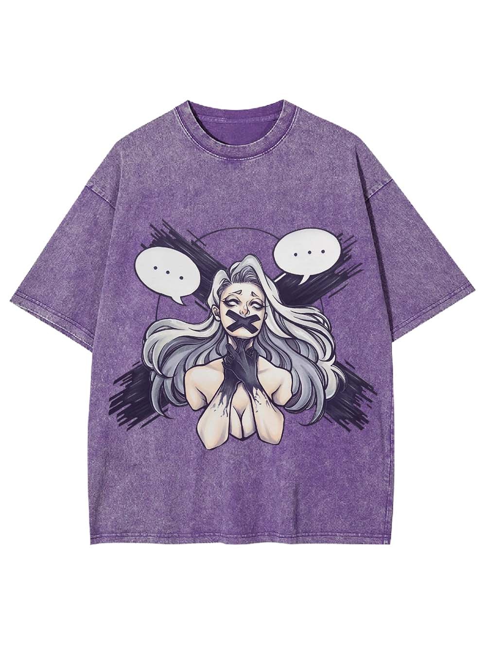 Silenced Emotions Washed Tshirt