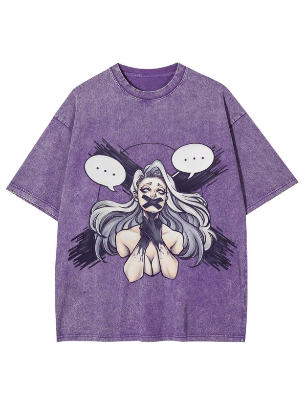 Silenced Emotions Washed Tshirt