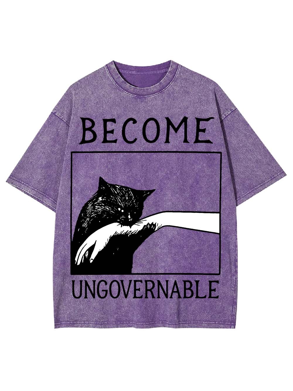 Become Ungovernable Washed Tshirt